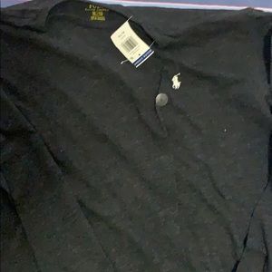 Long sleeve polo shirt